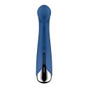 Вибратор с ротацией Satisfyer Spinning G-Spot 1 Blue, плоская площадка для стимуляции точки G