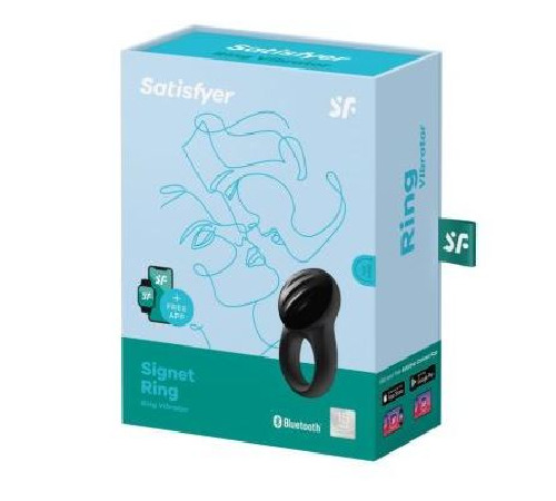 Эрекционное смарт виброкольцо Satisfyer Signet Ring