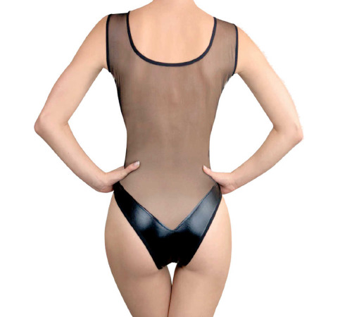 Сексуальное виниловое боди Лилли