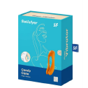 Универсальный мини вибратор на палец Satisfyer Candy Cane ORANGE