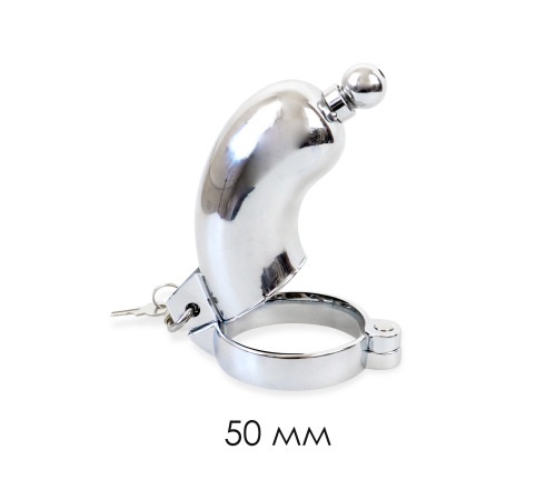 Пояс верности с отверстием для мочеиспускания и расширителем уретры, диаметр кольца 50 мм