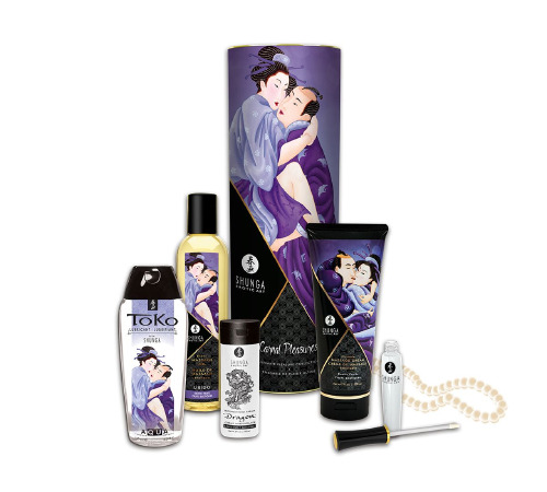 Подарочный набор Shunga CARNAL PLEASURES: 6 элементов страстной ночи