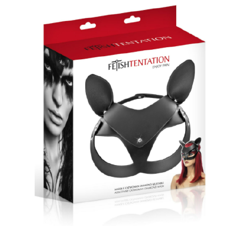 Маска кішки Fetish Tentation Adjustable Catwoman Diamond Mask