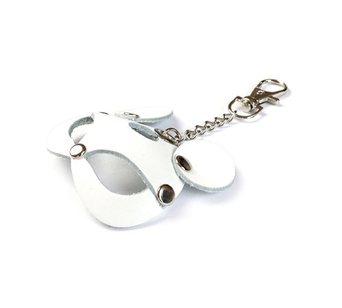 Брелок на карабине для ключей Art of Sex Mouse, Белый