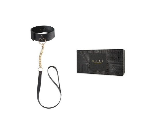 Чокер Bijoux Indiscrets MAZE - Wide Chocker Black