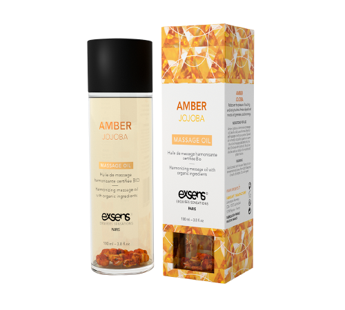 Массажное масло EXSENS Amber Jojoba (гармонизирующее с янтарем) 100мл, натуральное