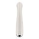 Вибратор с ротацией Satisfyer Spinning G-Spot 1 Beige, плоская площадка для стимуляции точки G
