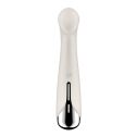 Вибратор с ротацией Satisfyer Spinning G-Spot 1 Beige, плоская площадка для стимуляции точки G