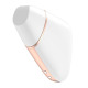 Вакуумный клиторальный стимулятор Satisfyer Love Triangle White с управлением через интернет