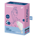 Вакуумний кліторальний стимулятор Satisfyer Love Triangle White з керуванням через інтернет