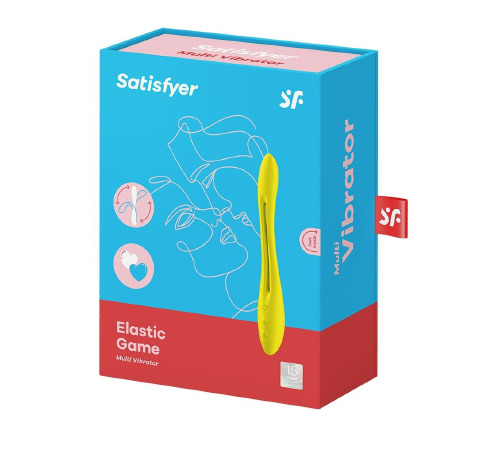 Універсальний гнучкий вібратор для пар Satisfyer Elastic Game Yellow