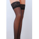 Чулки ST003 3/4 nero - Passion