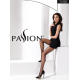 Колготки в сеточку без выделенных трусиков Passion TI020 nero 1/2 (fishnet) типа Кабаретка