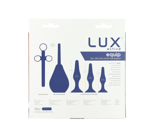 Набор анальных игрушек для новичков Lux Active – Equip – Silicone Anal Training Kit
