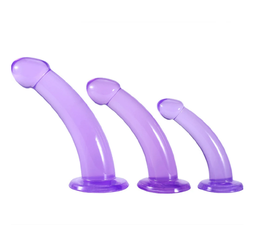 Фалоімітатор на присосці Jiuxi, S, Фіолетовий