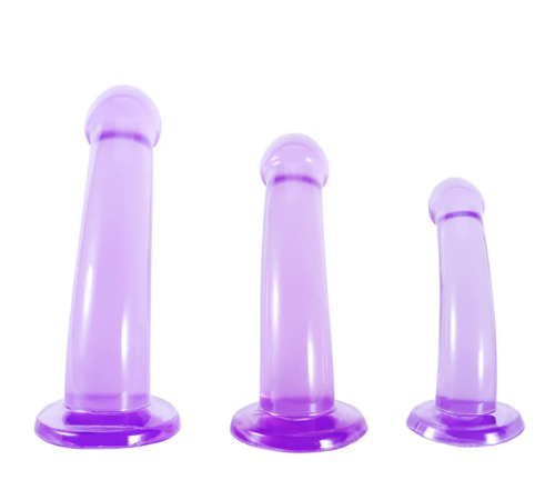 Фалоімітатор на присосці Jiuxi, S, Фіолетовий