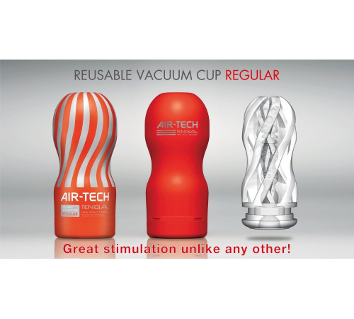 Мастурбатор Tenga Air-Tech Regular, более высокая аэростимуляция и всасывающий эффект