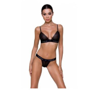 Комплект белья GLAMISS SET black XXL/XXXL - Passion Exclusive