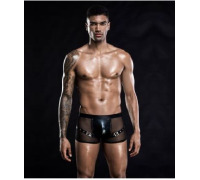 Мужские эротические сетчатые трусы с ремнями, One Size Black