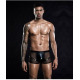 Мужские эротические сетчатые трусы с ремнями, One Size Black