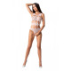 Сексуальный боди с вырезами Passion BS083 white
