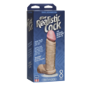 Фаллоимитатор Doc Johnson The Realistic Cock 8 inch White - PVC, Vack-U-Lock, диаметр 5,1см