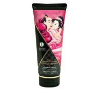 Съедобный массажный крем Shunga Kissable Massage Cream – Raspberry Feeling (200 мл)