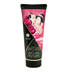 Съедобный массажный крем Shunga Kissable Massage Cream – Raspberry Feeling (200 мл)
