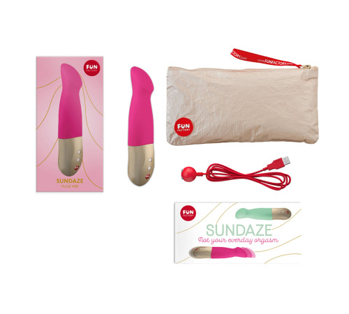Вибратор-пульсатор Fun Factory SUNDAZE fuchsia pink