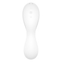 Вакуумный смарт-стимулятор с вибрацией Satisfyer Curvy Trinity 5 (White), управление со смартфона