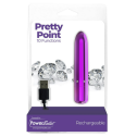 Вибропуля PowerBullet - Pretty Point Rechargeable Purple