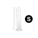Гелевый реалистичный фаллоимитато Denis размер S, Длина 16,5 см, Диаметр 3,4 см, Прозрачный