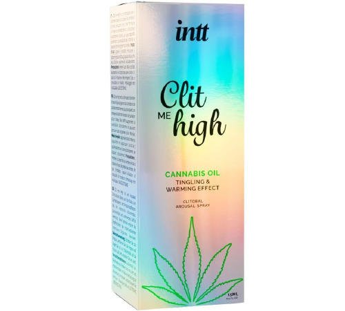 Возбуждающий гель для клитора Intt Clit Me On High Cannabis Oil 15 мл, сильная стимуляция