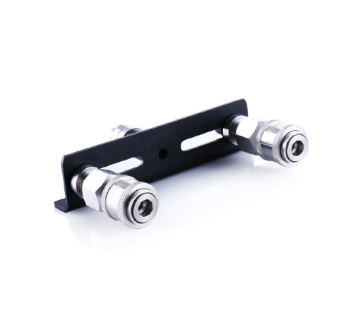 Двойной коннектор для секс-машин Hismith Quick Connector Adapter with Double Head, система KlicLok