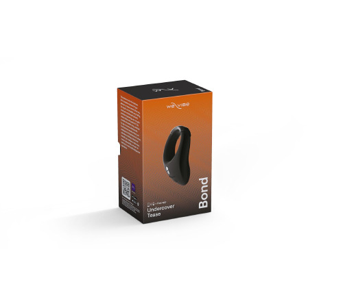 Эрекционное смарт-виброкольцо под одежду We-Vibe Bond с регулировкой размера, стимуляция промежности