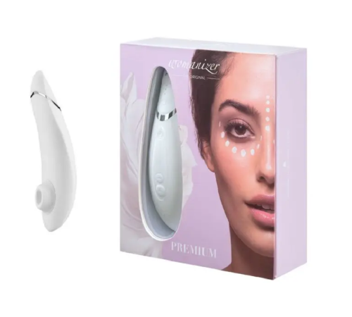 Бесконтактный Клиторальный Стимулятор Womanizer Premium, White