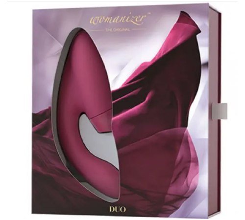 Инновационный Бесконтактный Стимулятор Womanizer Duo Bordeaux