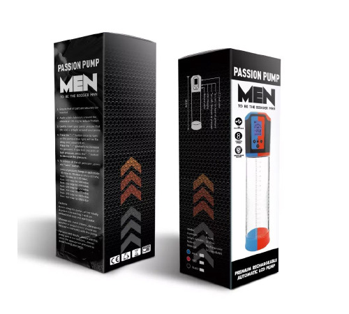 Автоматическая вакуумная помпа Man Powerup Passion Pump LED-табло Blue