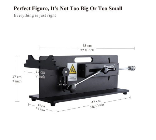 Смарт секс-машина Hismith Table Top 2.0 Pro APP Black, настільна версія