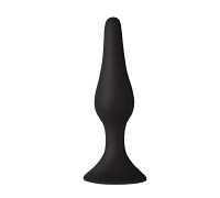 Анальна пробка з присоскою MAI Attraction Toys №35 Black, довжина 15,5 см, діаметр 3,8см