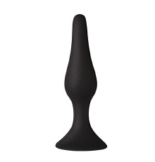 Анальна пробка з присоскою MAI Attraction Toys №35 Black, довжина 15,5 см, діаметр 3,8см