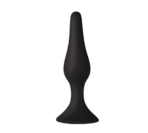Анальна пробка з присоскою MAI Attraction Toys №35 Black, довжина 15,5 см, діаметр 3,8см