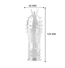 Гелевая насадка на пенис, хорошо тянется, размер универсальный