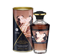 Разогревающее масло Shunga Aphrodisiac Warming Oil – Intoxicating Chocolate (100 мл) без сахара