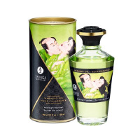 Розігрівальна олія Shunga Aphrodisiac Warming Oil – Midnight Sorbet (100 мл) без цукру, смачна