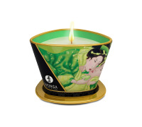 Массажная свеча Shunga Massage Candle – Exotic Green Tea (170 мл) с афродизиаками