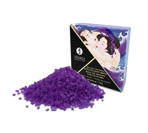 Соль для ванны Shunga Moonlight Bath - Exotic Fruits (75 гр), соль Мертвого моря, аромамасла