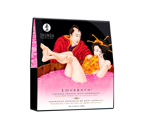 Гель для ванны Shunga LOVEBATH – Dragon Fruit 650 г, делает воду ароматным желе со SPA эффектом