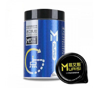 Набір презервативів з підвищеною кількістю мастила 0.02 мм Blue, 12 шт