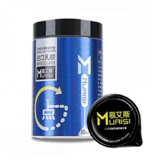 Набор презервативов с повышенным количеством смазки 0.02 мм Blue, 12 шт